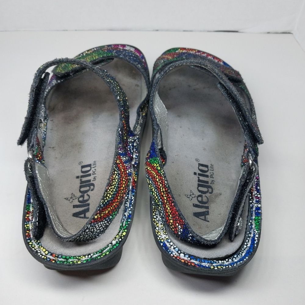 Alegria VERONA Bullseye Women EU 39 US 8.5 Multicolor Strappy Adjustable VER-387 - Picture 7 of 12